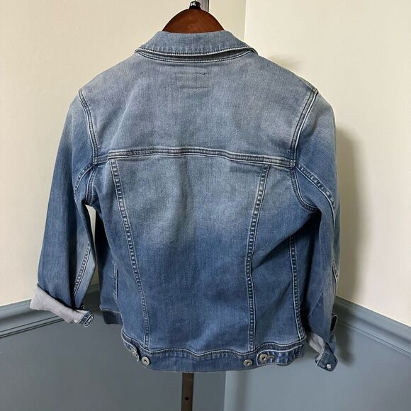Articles of Society Stretch Denim Button Down Jacket Size Medium - Picture 4 of 4